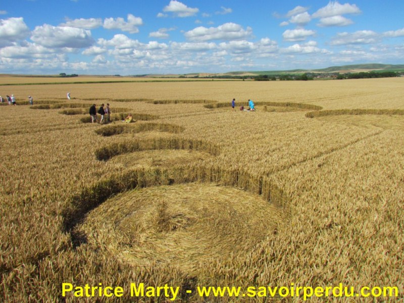 Etchilhampton (2), Wiltshire crop circle, aerial photo 66